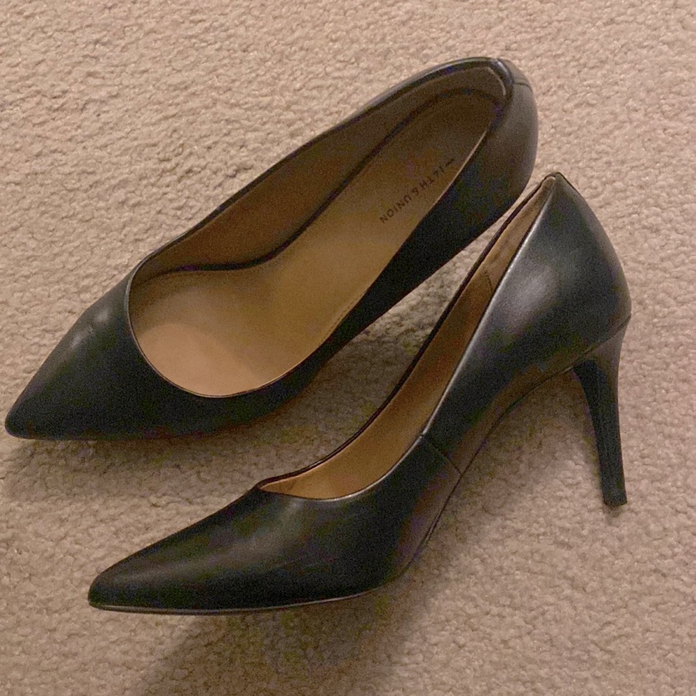 14th & Union Black Heels, like BEW, worn 3 times